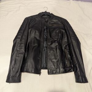 Faux Leather Biker Jacket
